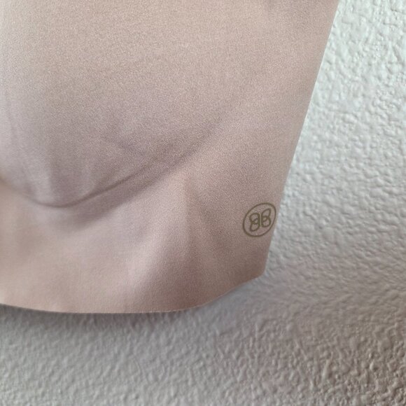 Honeylove V-Neck Bra Size M Nude Sand Softform Wireless NEW Smooth - Picture 5 of 8